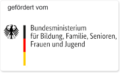 gefördert vom Bundesministerium für Bildung, Familie, Senioren, Frauen und Jugend