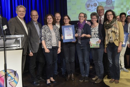 Medienpreis LEOPOLD 2017 für "Kasimirs Abenteuer - Ein Lavastein auf wichtiger Mission" (don camillo chor). Foto: Fehlauer/WDR