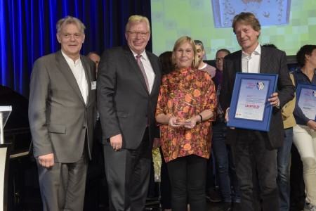 Medienpreis LEOPOLD 2017 für "Pechvogel und Glückskind" (Edition SEE-IGEL). Foto: Fehlauer/WDR