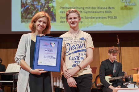 LEOPOLD 2019/2020 - Verleihung des POLDI (Sonderpreis der Kinderjury) Foto: WDR/Claus Langer