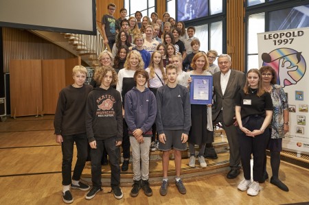 LEOPOLD 2019/2020 - Kinderjury mit Preisträgerin Foto: WDR/Claus Langer