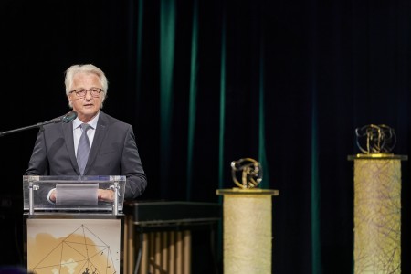 LEOPOLD 2019/2020 - Preisverleihung - Prof. Karl Karst. Foto: WDR/Claus Langer
